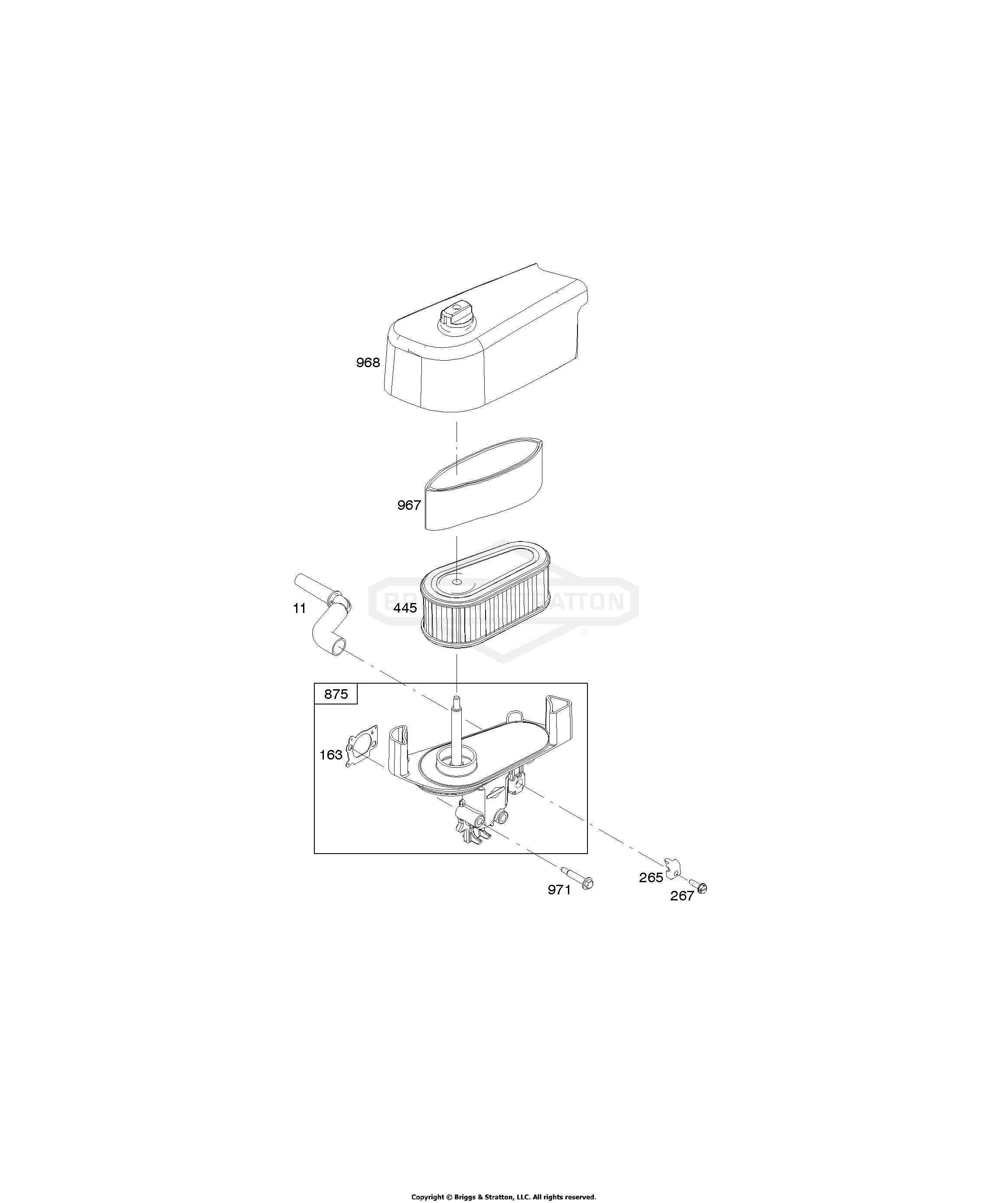 Briggs & Stratton 12Q902-0154-B1