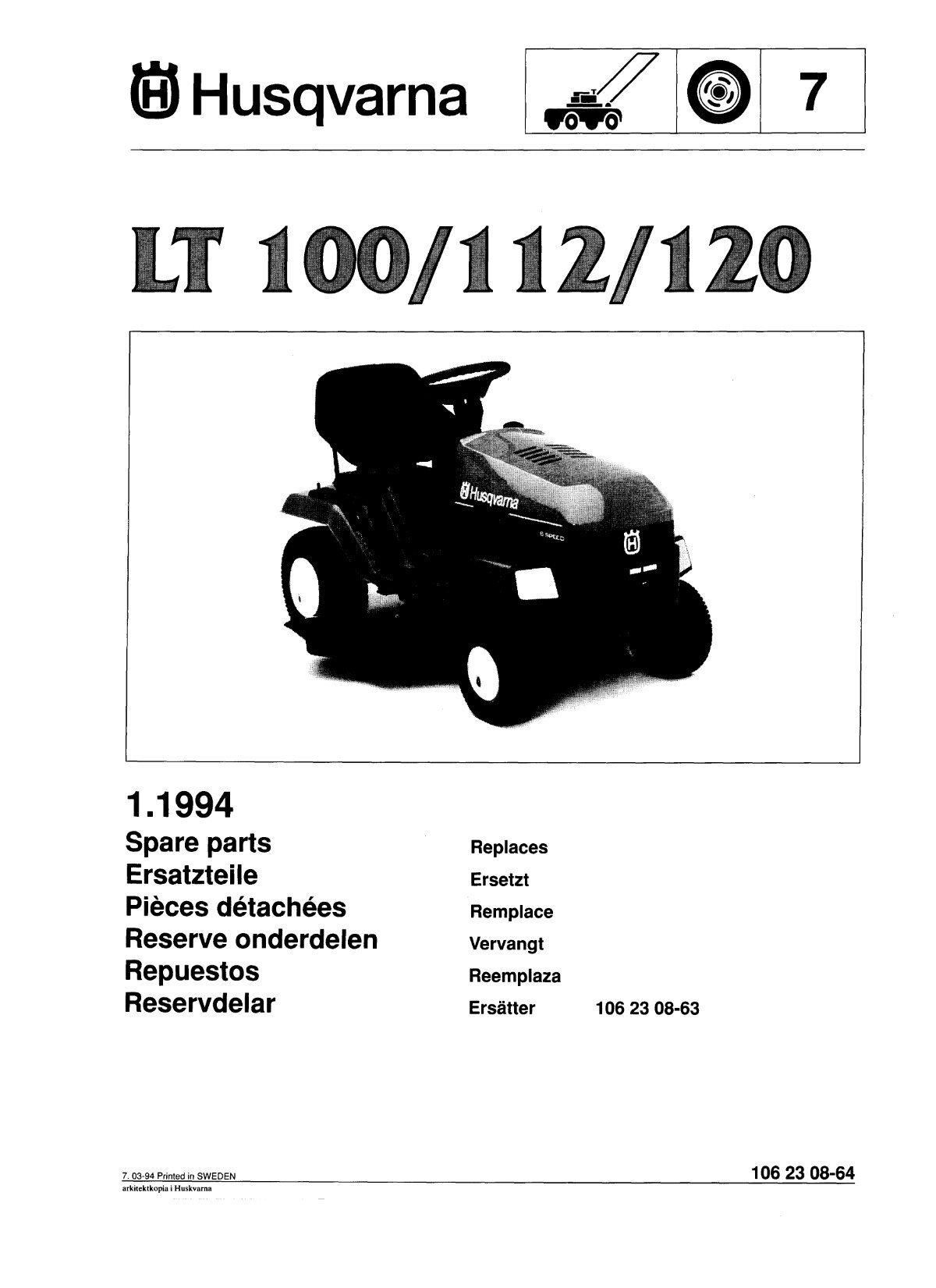 Husqvarna LT 100 1994 03