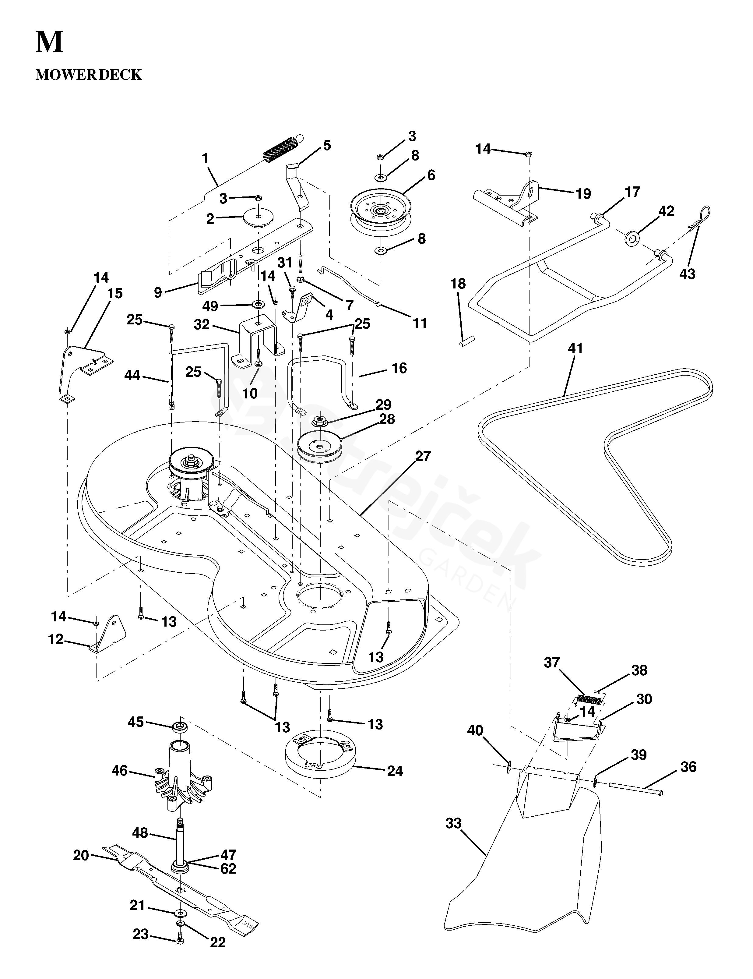 Husqvarna LT 125 HE125F36A 954170002 1997 03