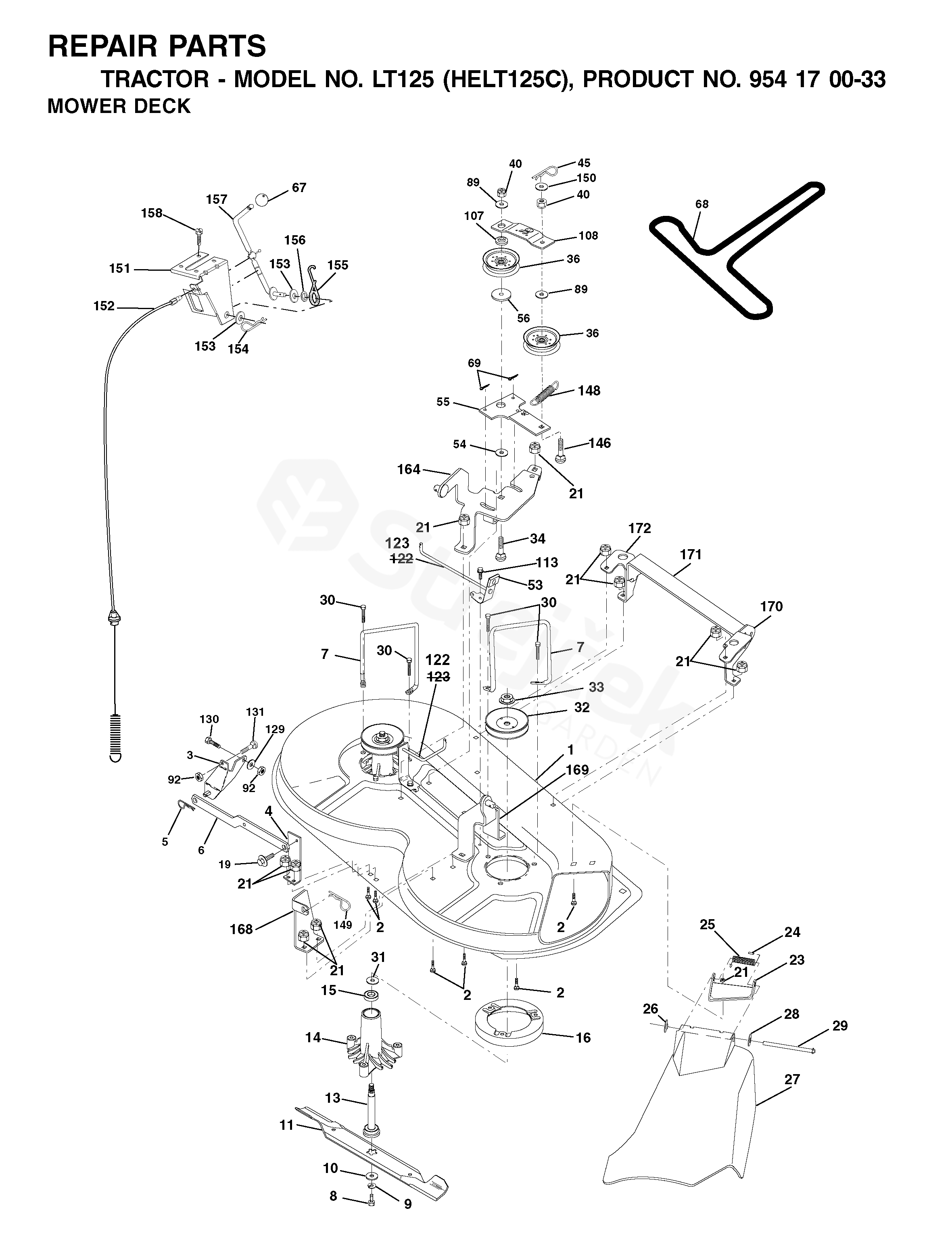 Husqvarna LT 125 HELT 125C 954170033 2002 01