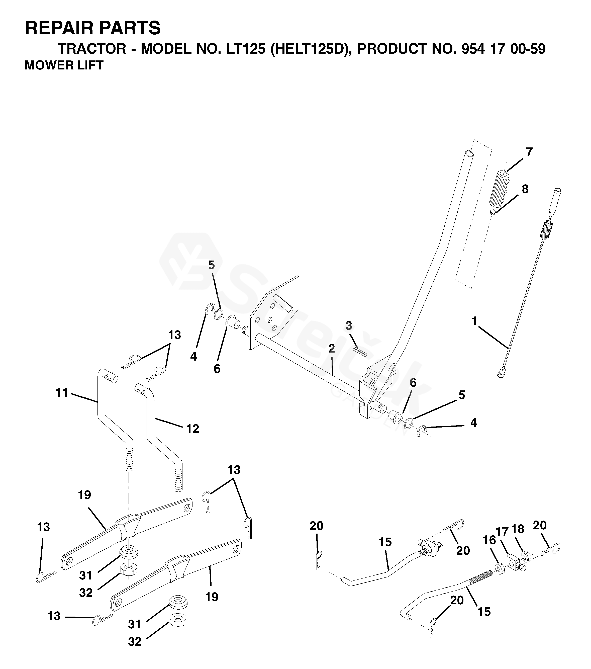 Husqvarna LT 125 HELT 125D 954170059 2002 06