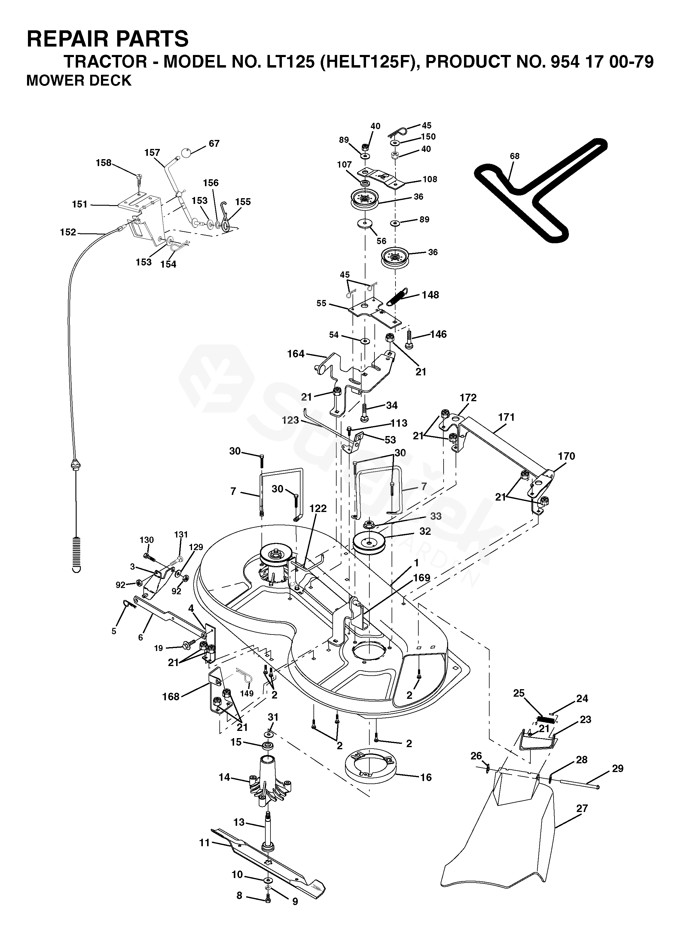 Husqvarna LT 125 HELT 125F 954170079 2003 01