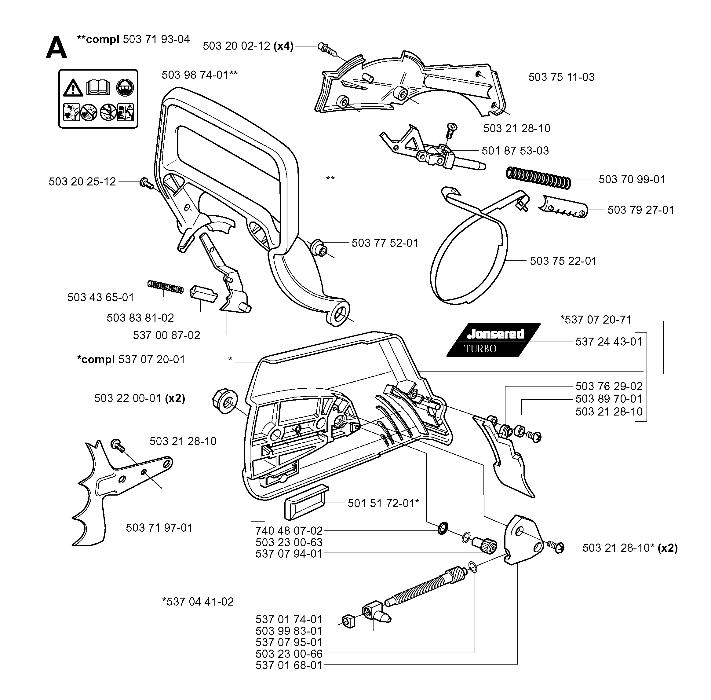 Jonsered CS2165 EPA 2003 06