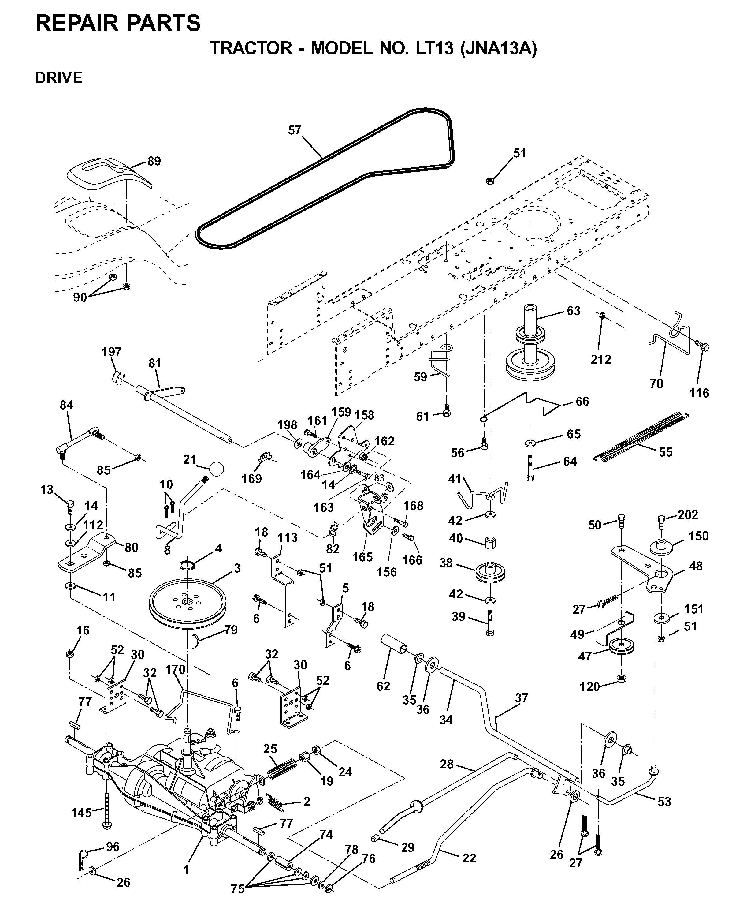 Jonsered LT13-JNA13A-2001-05
