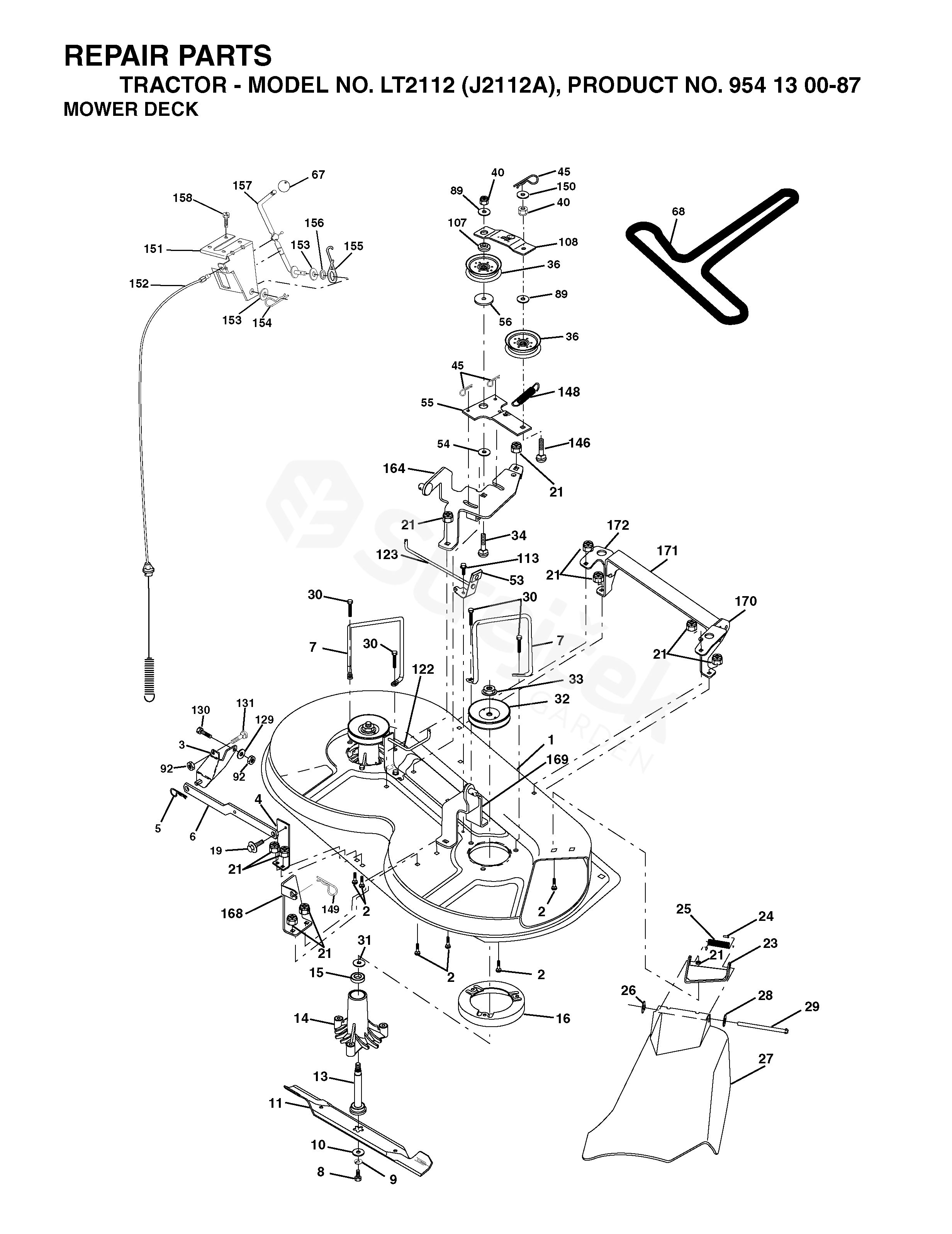 Jonsered LT2112-J2112A-954130087-2003-01