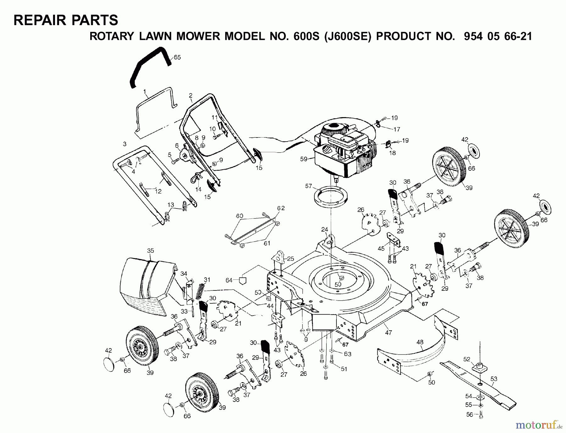Jonsered 600S-J600SE-2001-03