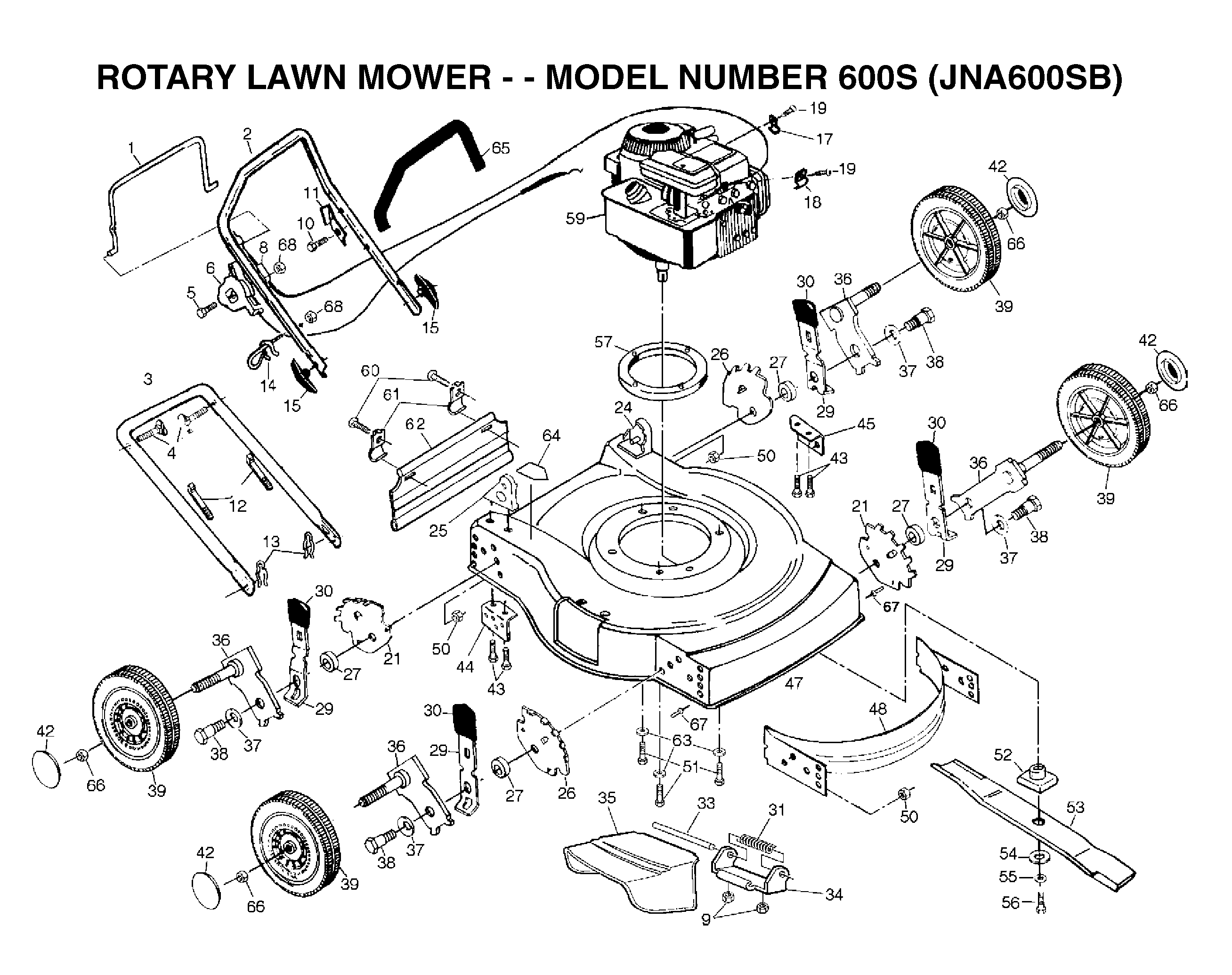 Jonsered 600S-JNA600SB-2002-03