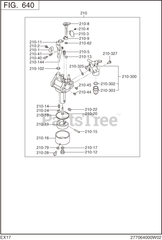 Subaru Robin EX170D40182 EX17