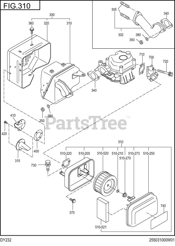 Subaru Robin DY232DS4060 DY23 2