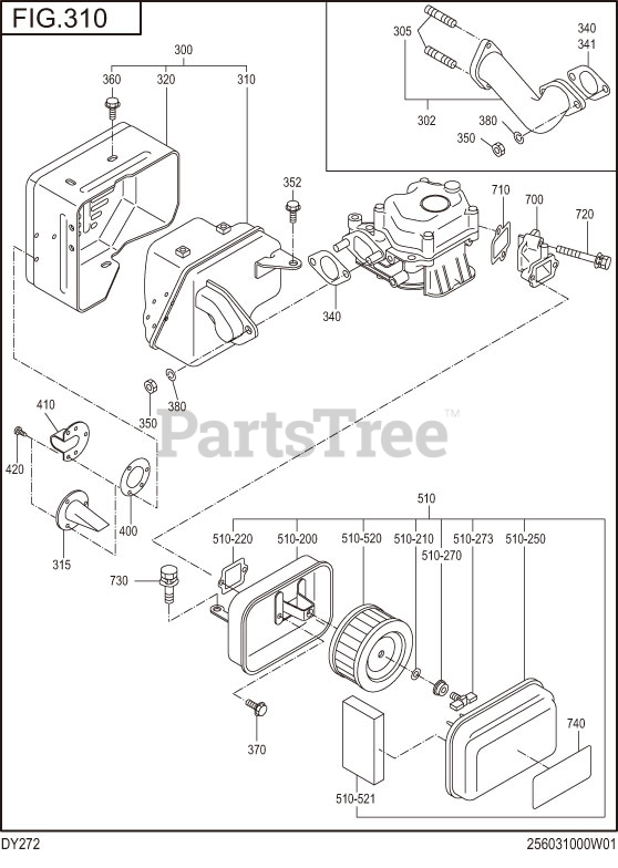 Subaru Robin DY272BB0020 DY27 2