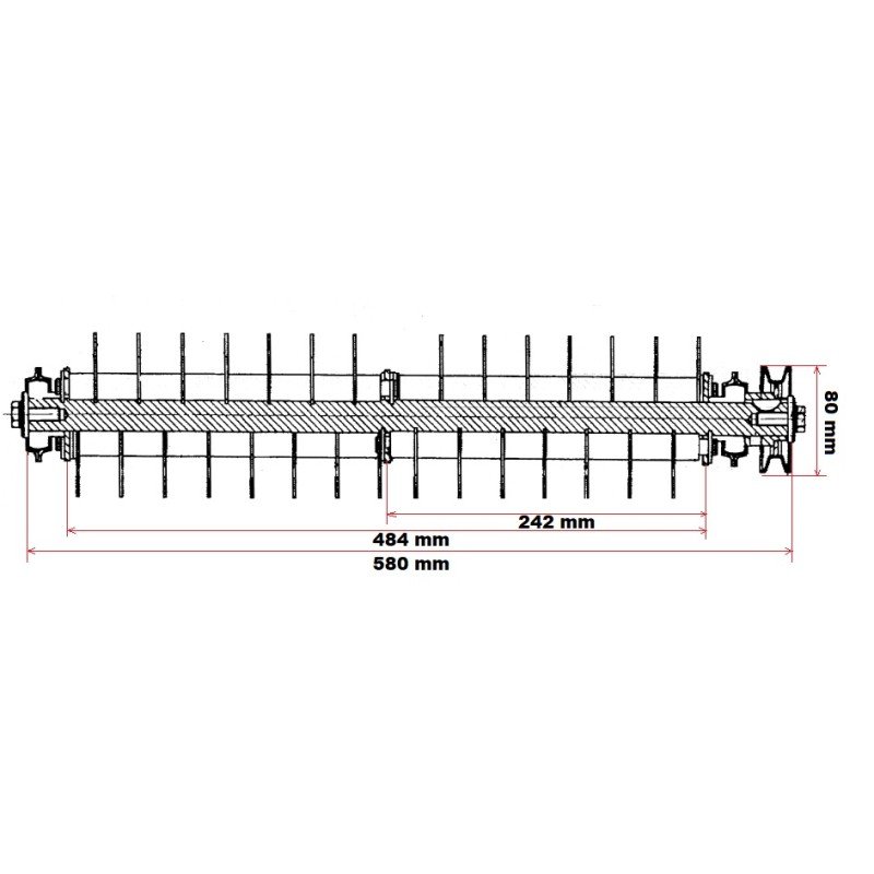 ROTOR COMPLET COUTEAUX MOBILES SCARIFICATEUR DORI - DORIGNY - DORMAK 450, SC45