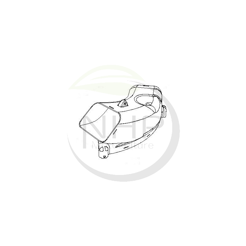 GOULOTTE INFERIEUR TRACTEUR TONDEUSE HUSQVARNA - JONSERED - MCCULLOCH - PARTNER 532425274 - 532 42 52-74 - 425274