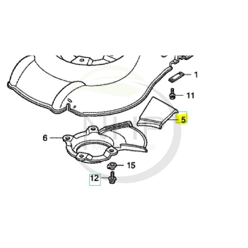 PLAQUE GUIDE TONDEUSE HONDA 76143VH4000 - 76143-VH4-000 - 76143VH4010 - 76143-VH4-010