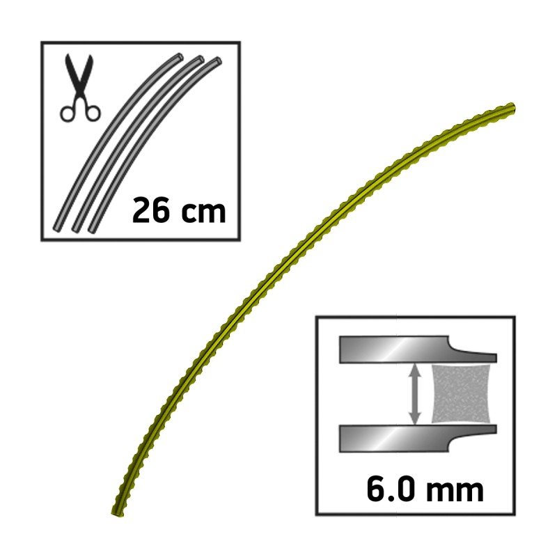 KIT TETE JET-FIT 111111 + 155 BRINS DE FIL OREGON TECHNIBLADE 7MM + 205 BRINS DE FIL OREGON TECHNIBLADE 6MM - 525242