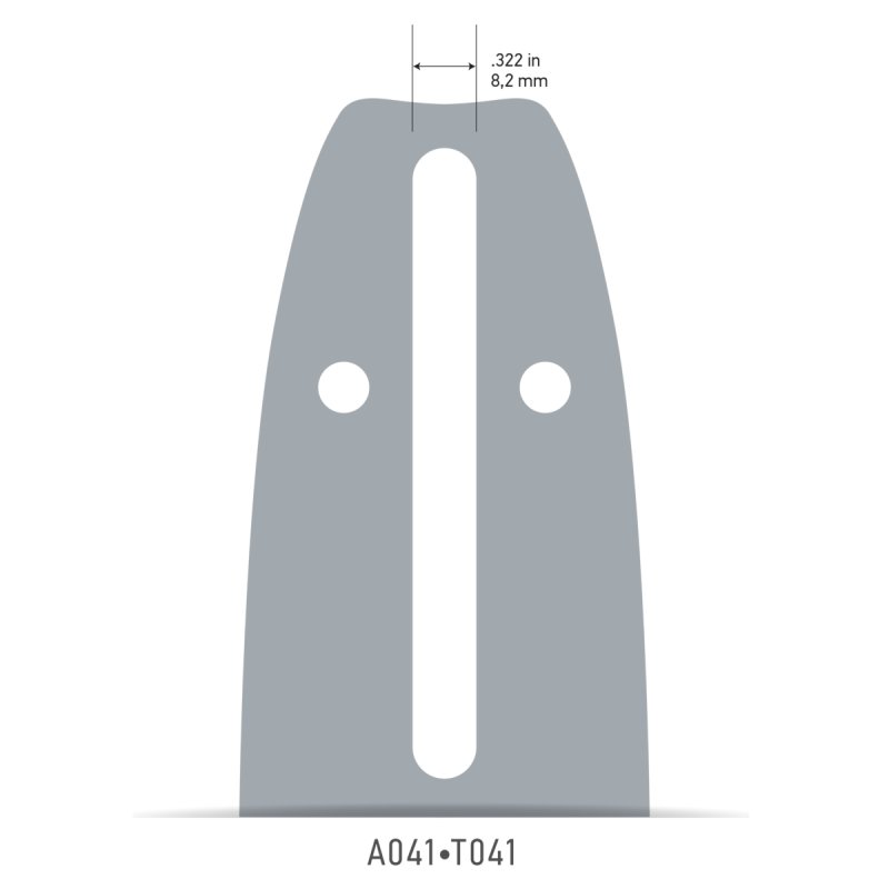 GUIDE DB GUARD 20CM OREGON 080SDEA041 - PAS 3/8LP - JAUGE 1.3MM - 33 MAILLONS - 33 ENTRAINEURS
