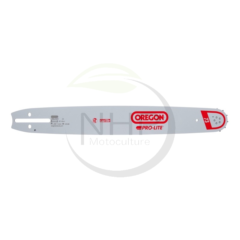 GUIDE CHAINE TRONCONNEUSE OREGON 120SDEA041 30CM - 12" - PAS 3/8LP - 0.50 - 45 MAILLONS ENTRAINEURS