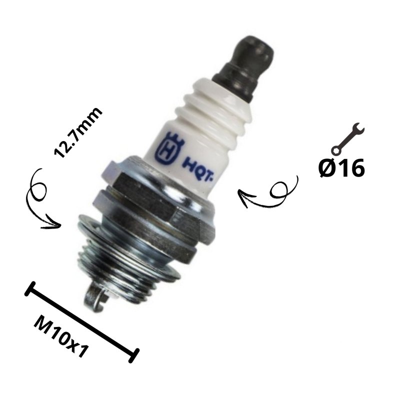 BOUGIE HQT-3 HUSQVARNA - 590843801 - 5908438-01 - 590 84 38-01