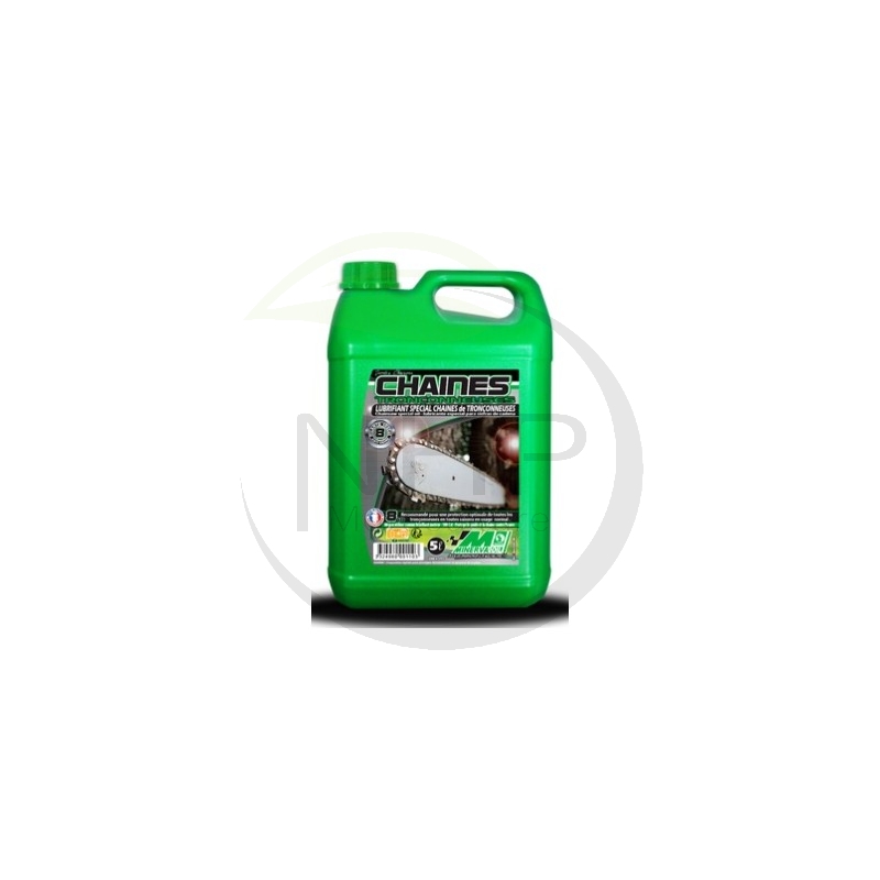 BIDON HUILE DE CHAINE DE TRONCONNEUSE 5L MINERVA