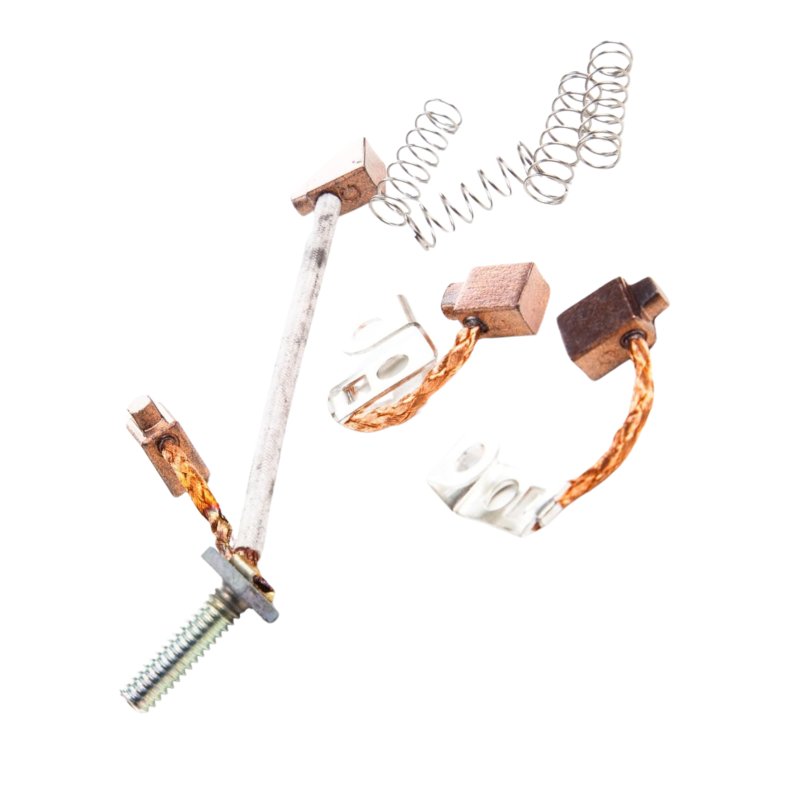 JEU DE CHARBONS DEMARREUR MOTEUR BRIGGS ET STRATTON 497608