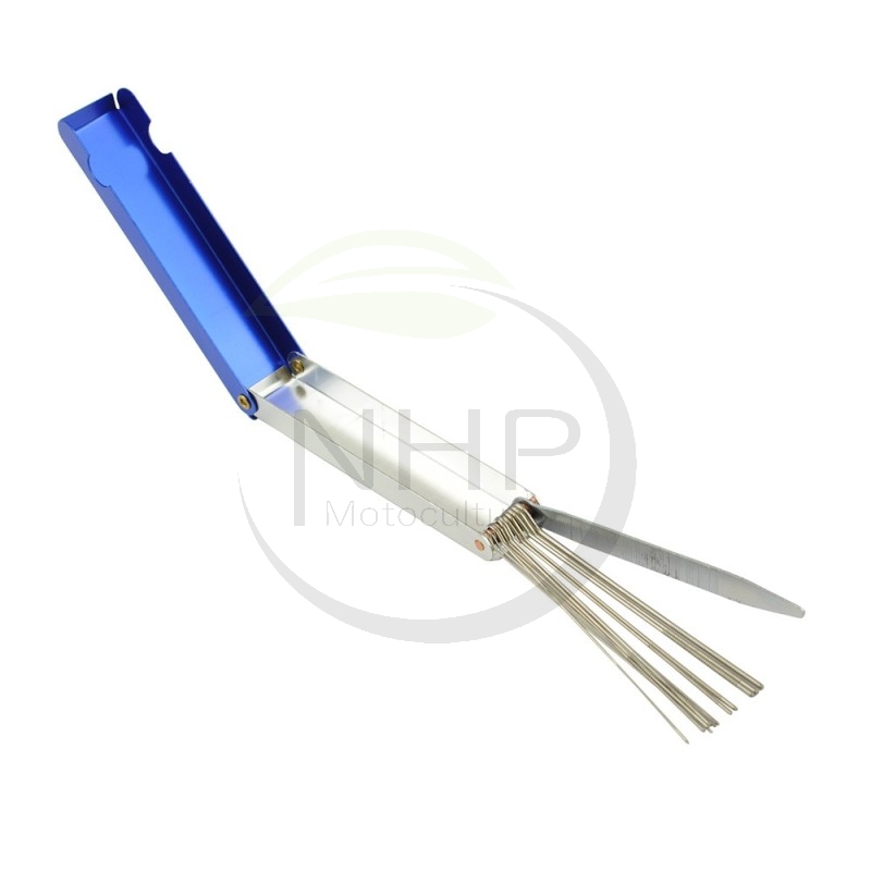 OUTIL DE NETTOYAGE CARBURATEURS ZAMA - TILLOTSON - WALBRO - 13 TIGES
