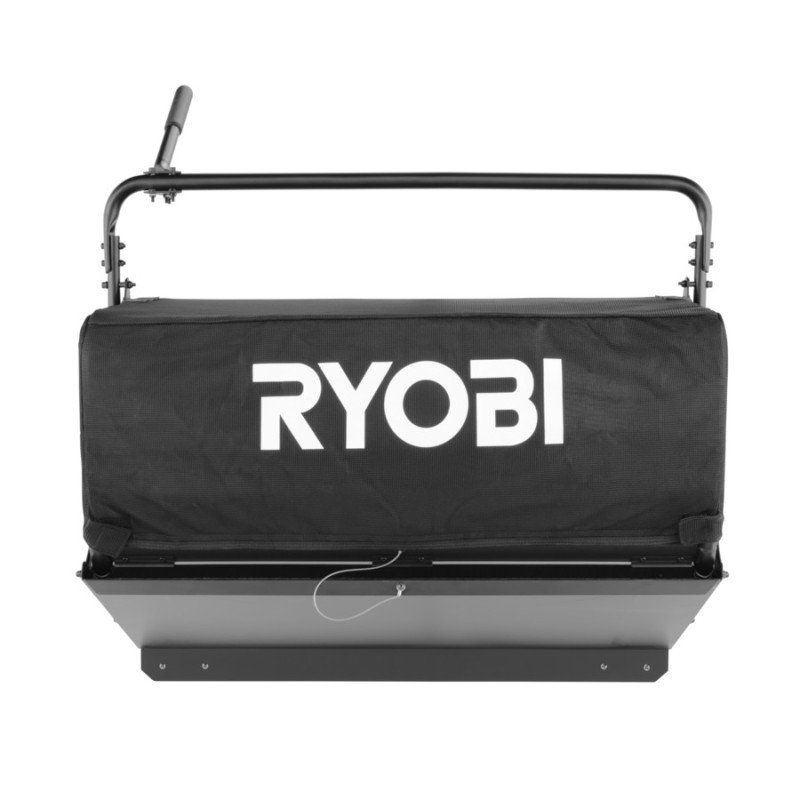 BAC DE RAMASSAGE 120 L + LOT 2 LAMES DE RECHANGE 38 CM - POUR RIDER ZERO-TURN SUR BATTERIE - RYOBI - RAC472