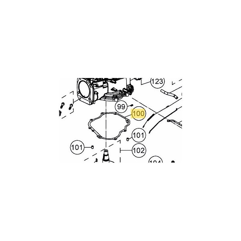 JOINT MOTEUR MTD 751-15742 - 100060968