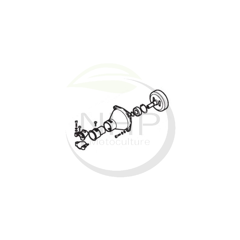 ENSEMBLE SUPPORT TRANSMISSION DEBROUSSAILLEUSE GGP - CASTELGARDEN - STIGA - ALPINA - MOUNTFIELD - BESTGREEN 183785003/0