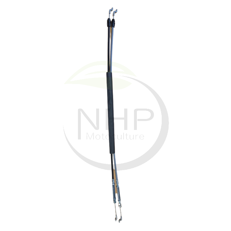 CABLE DE VITESSE DOUBLE LG600 CF75 PUBERT - STAUB - OLEO MAC 0308010025 - 597376101 - 580317401