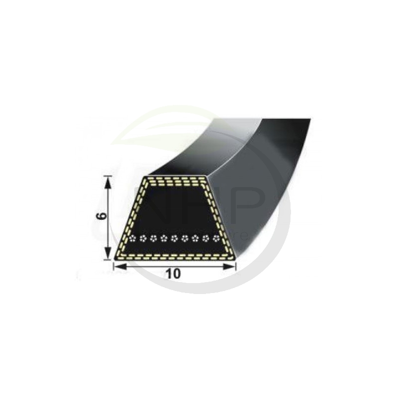 COURROIE TRAPEZOIDALE Z31 - MARAZZINI 10601400 - STIGA 1111-9063-01 - 1151-0128-13