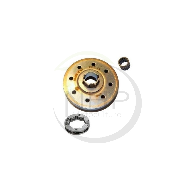 CLOCHE EMBRAYAGE COMPLET TRONCONNEUSE HUSQVARNA 3/8 - 7 DENTS - 550 XP - 545 - 560 - JONSERED CS2252 - CS2258 - 575 26 10-06