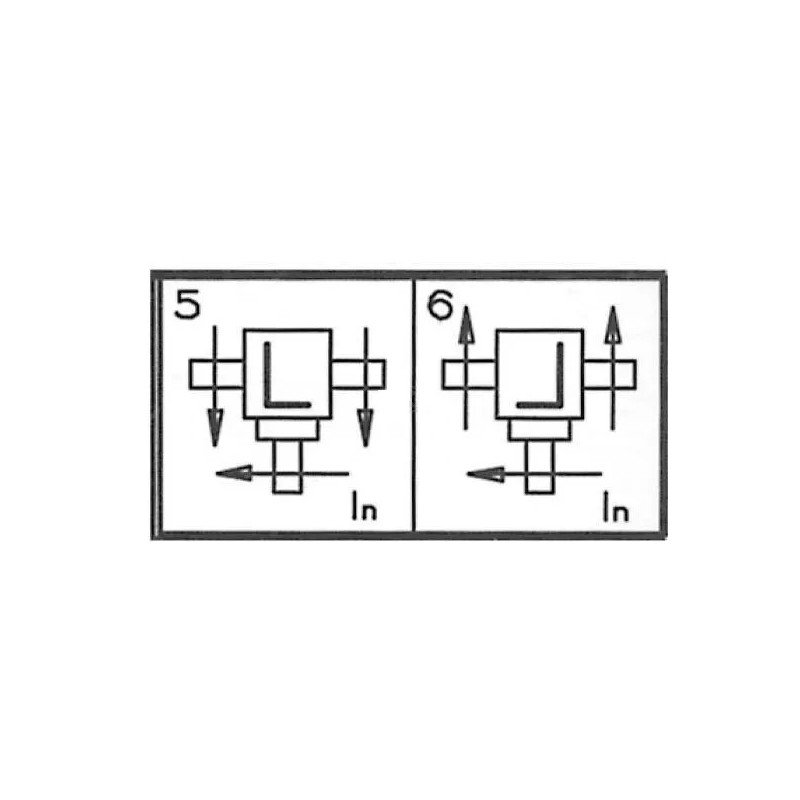 RENVOI D'ANGLE - BOITIER DE TRANSMISSION COMER 281864 - T-281B - 1,46:1 - 1:1.46