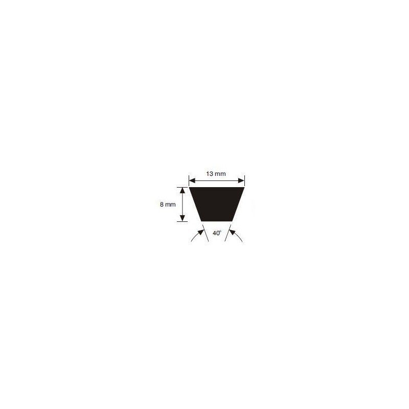 COURROIE AVANCEMENT DEBROUSSAILLEUSE ROQUE ET LECOEUR RL115 - RL0306030075 - 0306030075