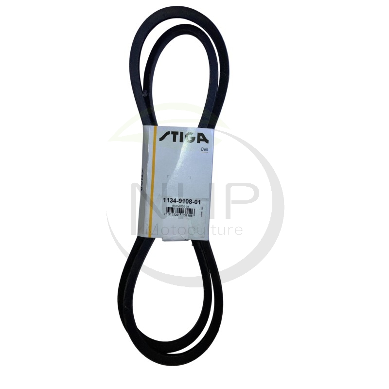 COURROIE TRANSMISSION PRIMAIRE PLATEAU DE COUPE STIGA - 9585-0159-01 - 1134-9108-01 - 1134910801